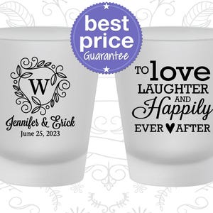 Wedding Shot Glasses, Frosted Shot Glass, Frosted Shot Glasses, Custom Shot Glasses, Personalized Shot Glasses, Custom Shot Glass | 661