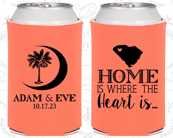 Engagement Party Favors C222 Wedding Can Coolers Favors for Wedding Custom Wedding Favors Personalized Wedding Favors
