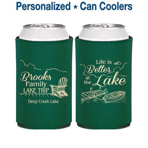 Family Gathering, Vacation Can Coolers, Lake House Gifts, Lake Vacation, Family Lake House, Life is better at the Lake | 180012