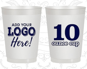 Frosted Cups, Shatterproof Cups, Frost Flex Cups, Frosted Plastic Cups, Personalized Frosted Cups, Custom Frosted Cups, 10 oz Plastic Cups