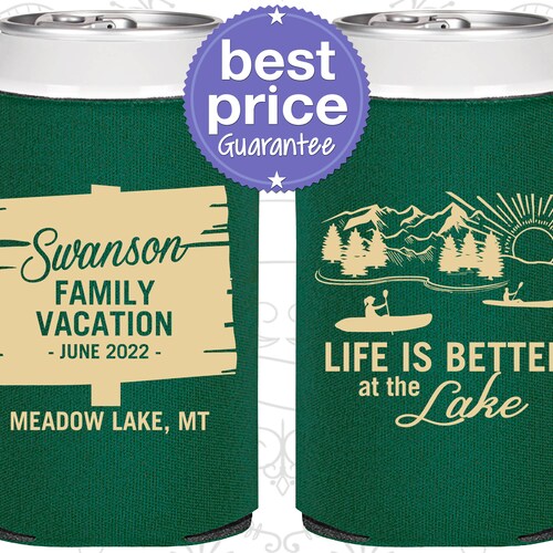 Family Gathering Vacation Can Coolers Lake House Gifts Lake Etsy