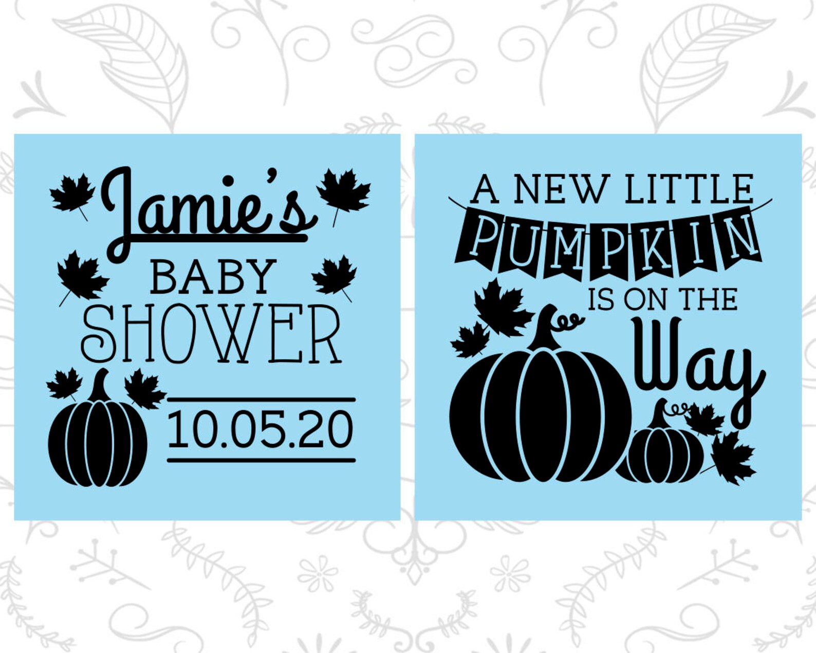 Little Pumpkin Baby Shower Baby Shower Decorations Halloween | Etsy