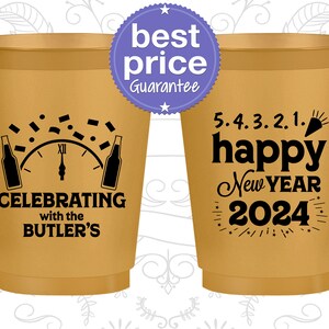 New Years Frosted Cups, New Years Eve Party Favors, New Years Eve Ideas, Happy New Year 170021 image 1