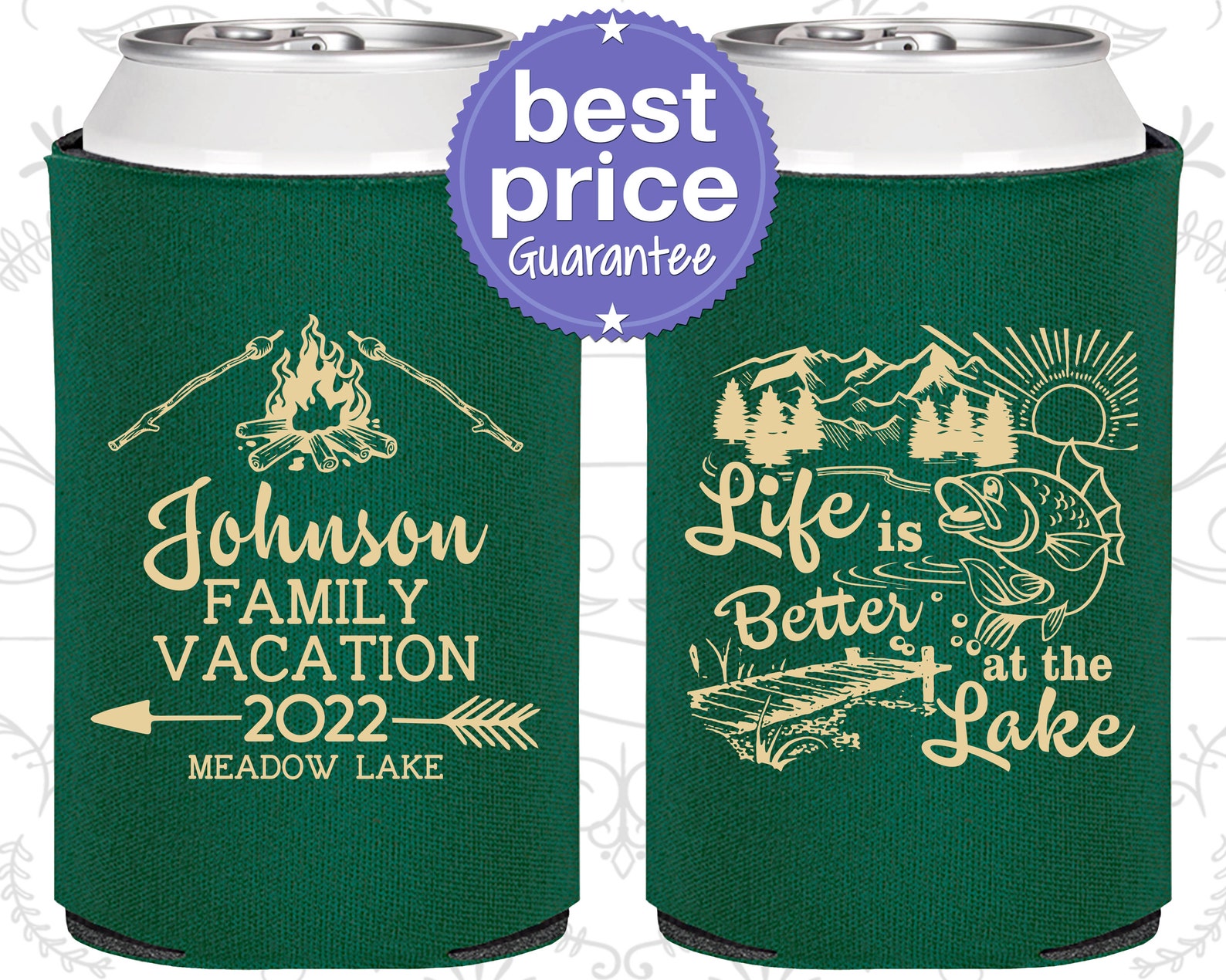 Family Vacation Gifts Vacation Can Coolers Lake House Gifts Etsy