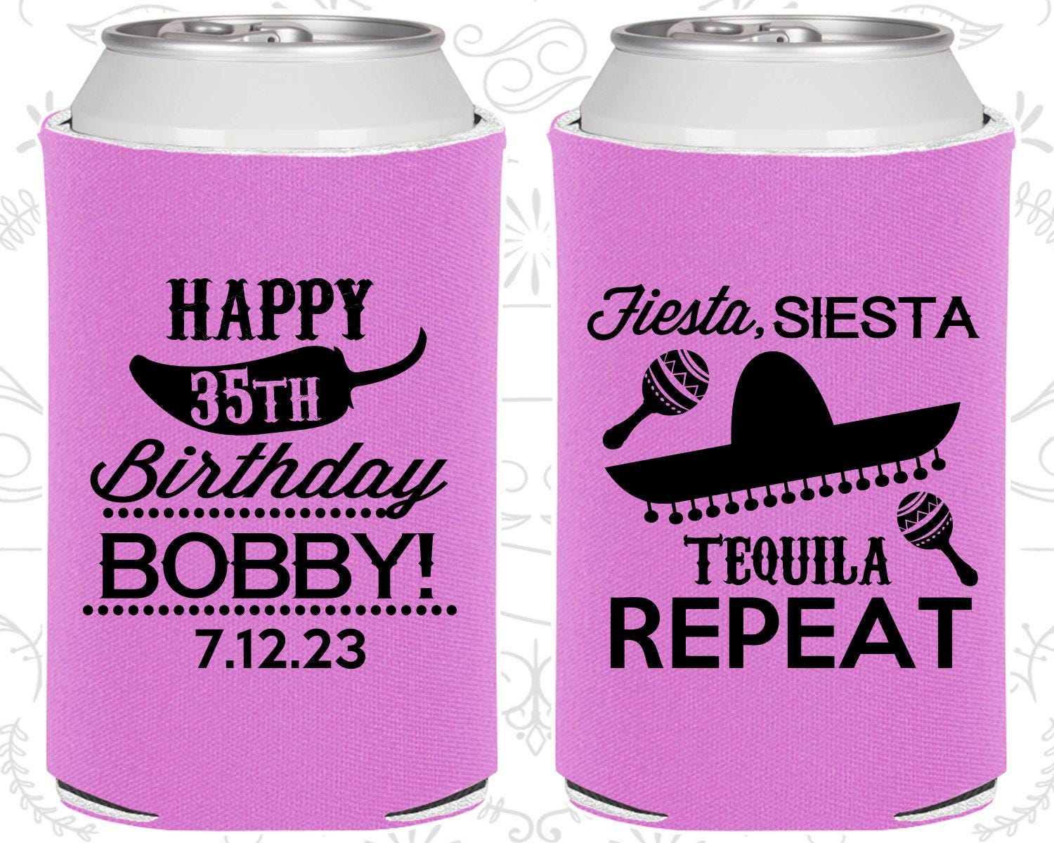 35th Birthday, 35th Birthday Favors, Adult Birthday Party, Fiesta Siesta Tequila Repeat, Mexican Birthday, Birthday Party Favors | 20031