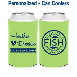 Wedding Favors, Custom Wedding Favors, Personalized Can Cooler, Wedding Reception, Favors for Wedding | 420 image 1