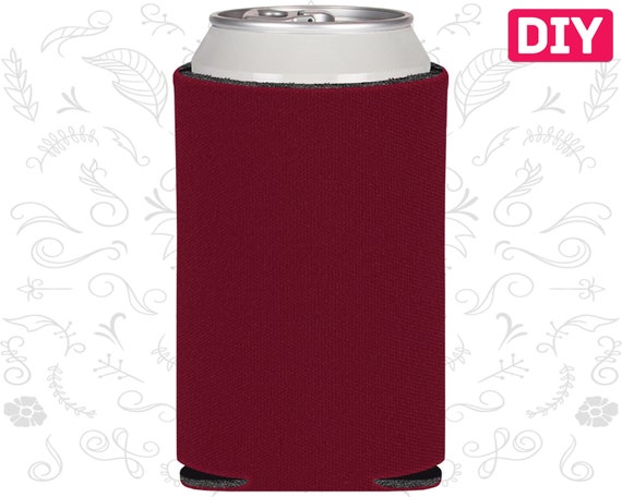Maroon koozies store blank