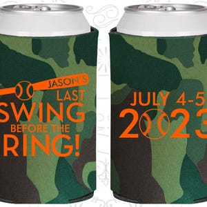 Last Swing before the Ring, Personalized Bachelor Favors, Baseball Bachelor Party, Bachelor Gifts | 40087