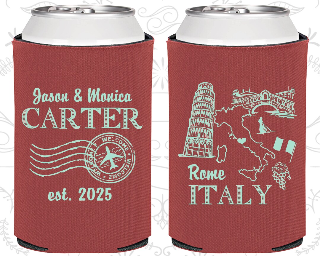 Italy Wedding Favors Coolies Destination Wedding Gift Italy Etsy