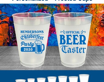 Oktoberfest Frosted Cups, Oktoberfest Party Favors, Oktoberfest Decor, Oktoberfest Party Decorations, Official Beer Taster | 240000