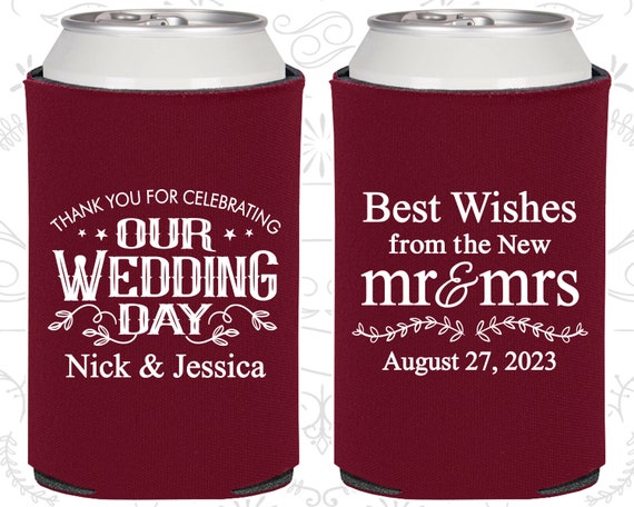 Our Wedding Day, Custom Favors, Best Wishes from the new Mr and Mrs, Mr and Mrs Wedding, Vintage Wedding (550) Il_570xn