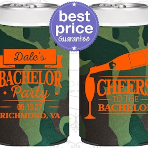 Cheers to the Bachelor, Personalized Bachelor Party Items, Cheers Bachelor Party Gifts, Bachelor Party Gifts | 40072