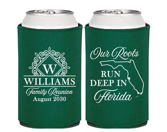Family Reunion Gifts, Family Reunion Can Coolers, Family Reunion Party Ideas, Monogram Family Reunion | 160057