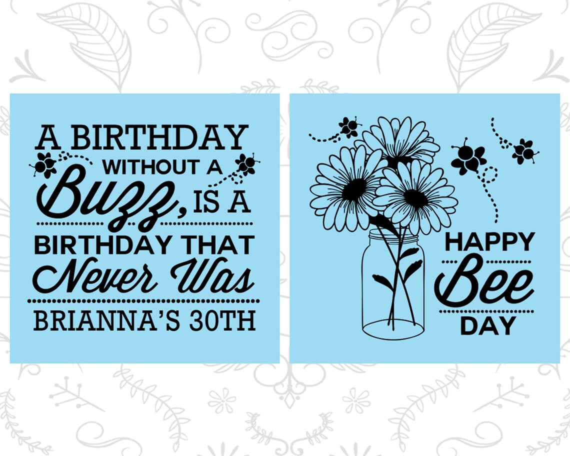 A Birthday With a a Buzz is a Birthday That Never Was - Etsy
