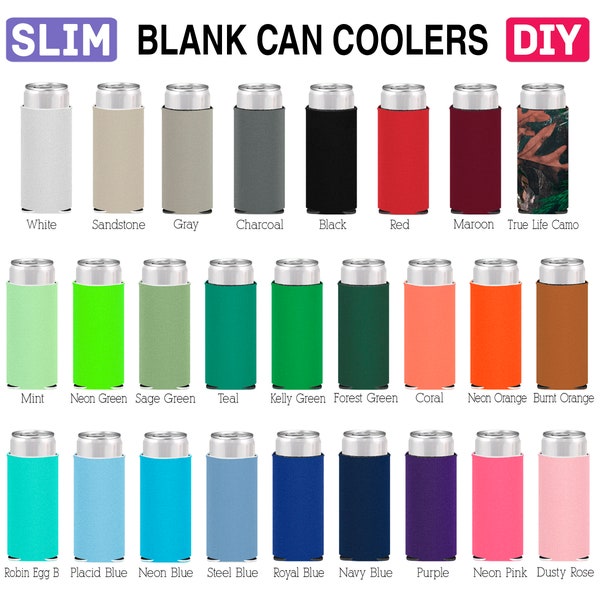 Blank Seltzer Can Koozies Etsy