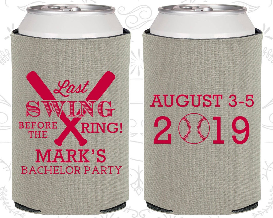 Last Swing Before the Ring, Custom Bachelor Favors, Baseball Bachelor ...