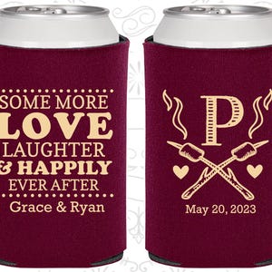 Some more love laughter and happily ever after, Wedding Ideas, Monogram Wedding Favors, Monogrammed Gift, Camping Wedding Favors | 586