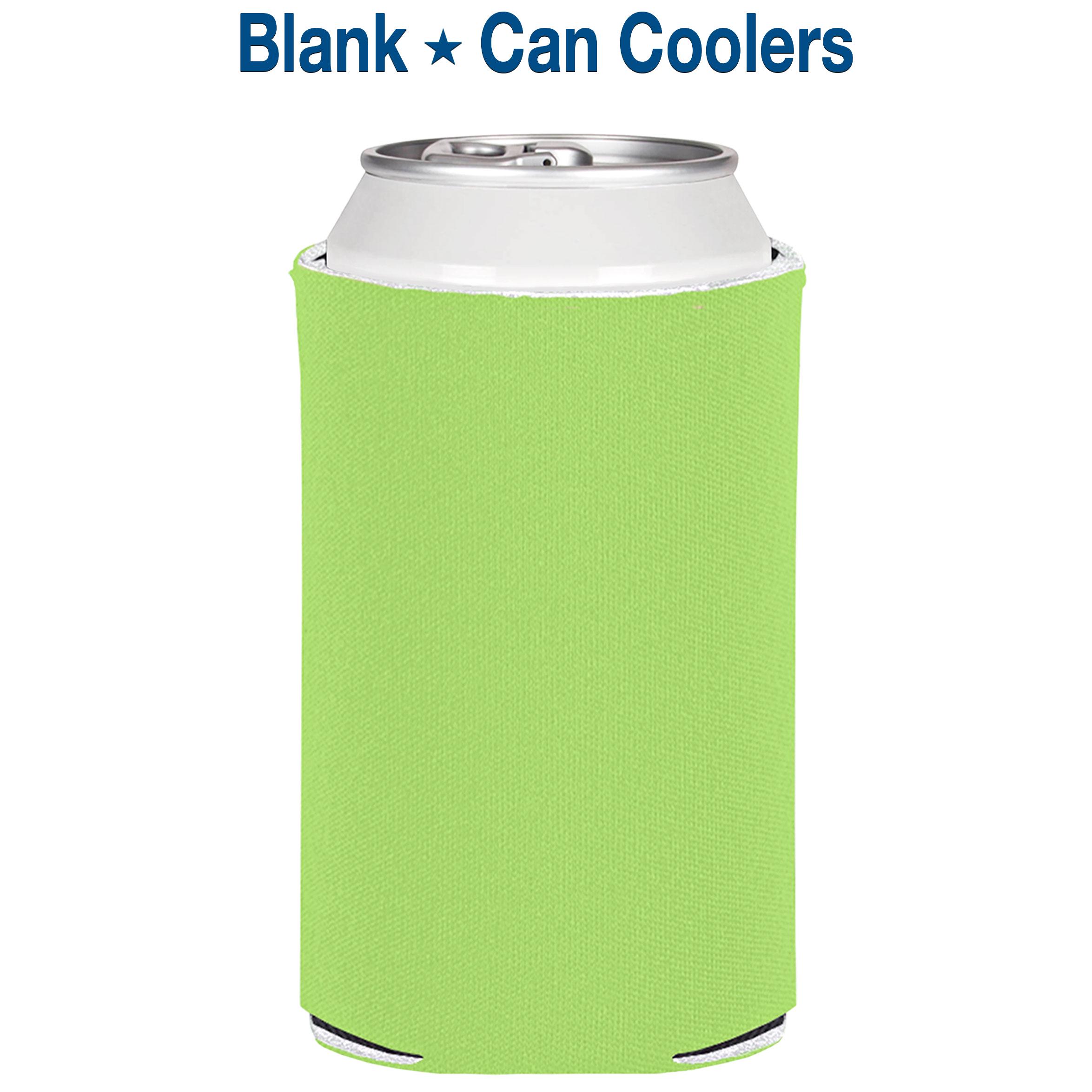 25 Pack - Blank Can Coolers Pistachio Blank Coolers Light Green