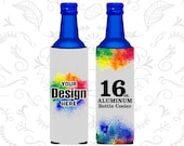 Full Color Aluminum Bottle Beer Coolers, Sublimation Bottle Cooler, Photo Printing Full Color Photo Sublimation Full Color Logo, 16 oz Il_170x135