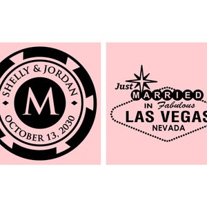 Las Vegas Wedding Favors, Personalized Wedding, Just Married Gifts ...