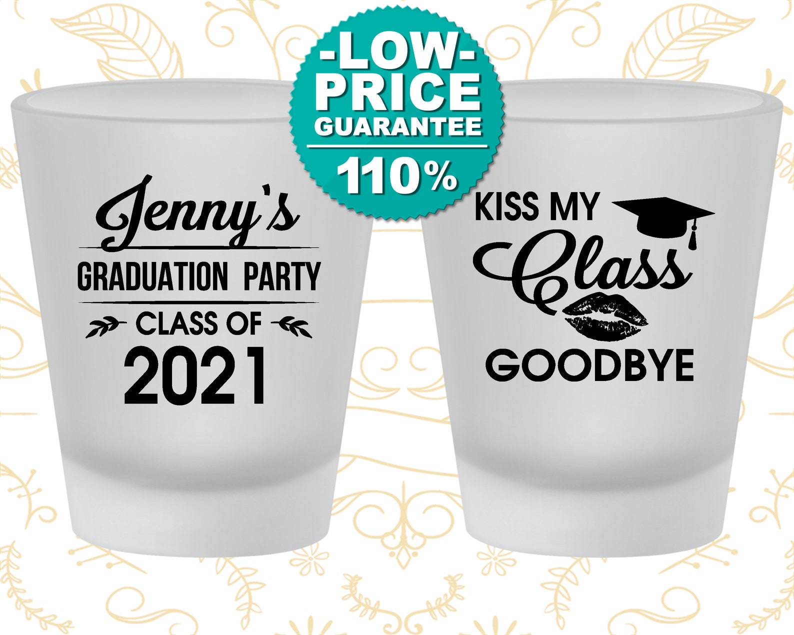 Graduation Shot Glasses Graduation Favors Grad Party Favor Etsy