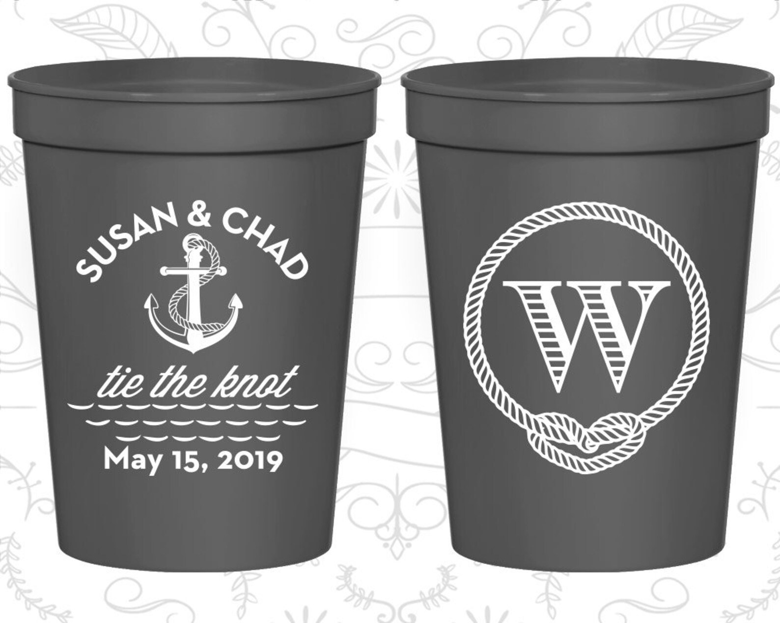 Light Blue Stadium Cups Light Blue Cups Light Blue Party Etsy