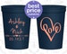 Personalized Stadium Cups, Wedding Cups, Plastic Cups, Stadium Cups, Personalized Cups, Wedding Favor Cups, Personalized Plastic Cups (C252) 