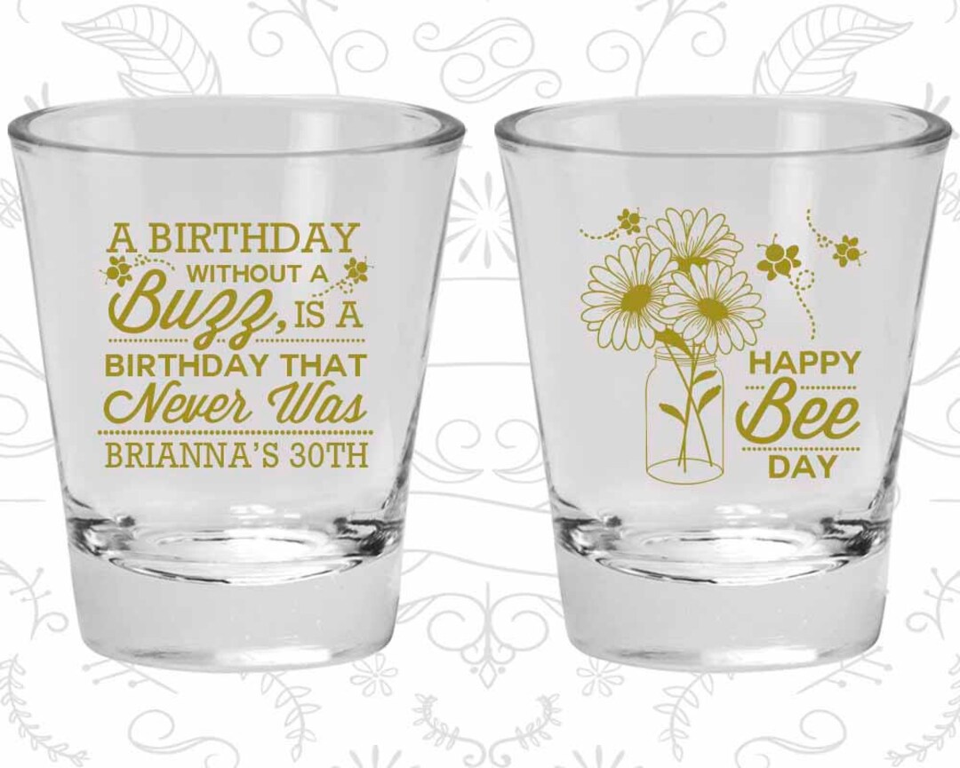 A Birthday With a a Buzz is a Birthday That Never Was, Birthday Glasses