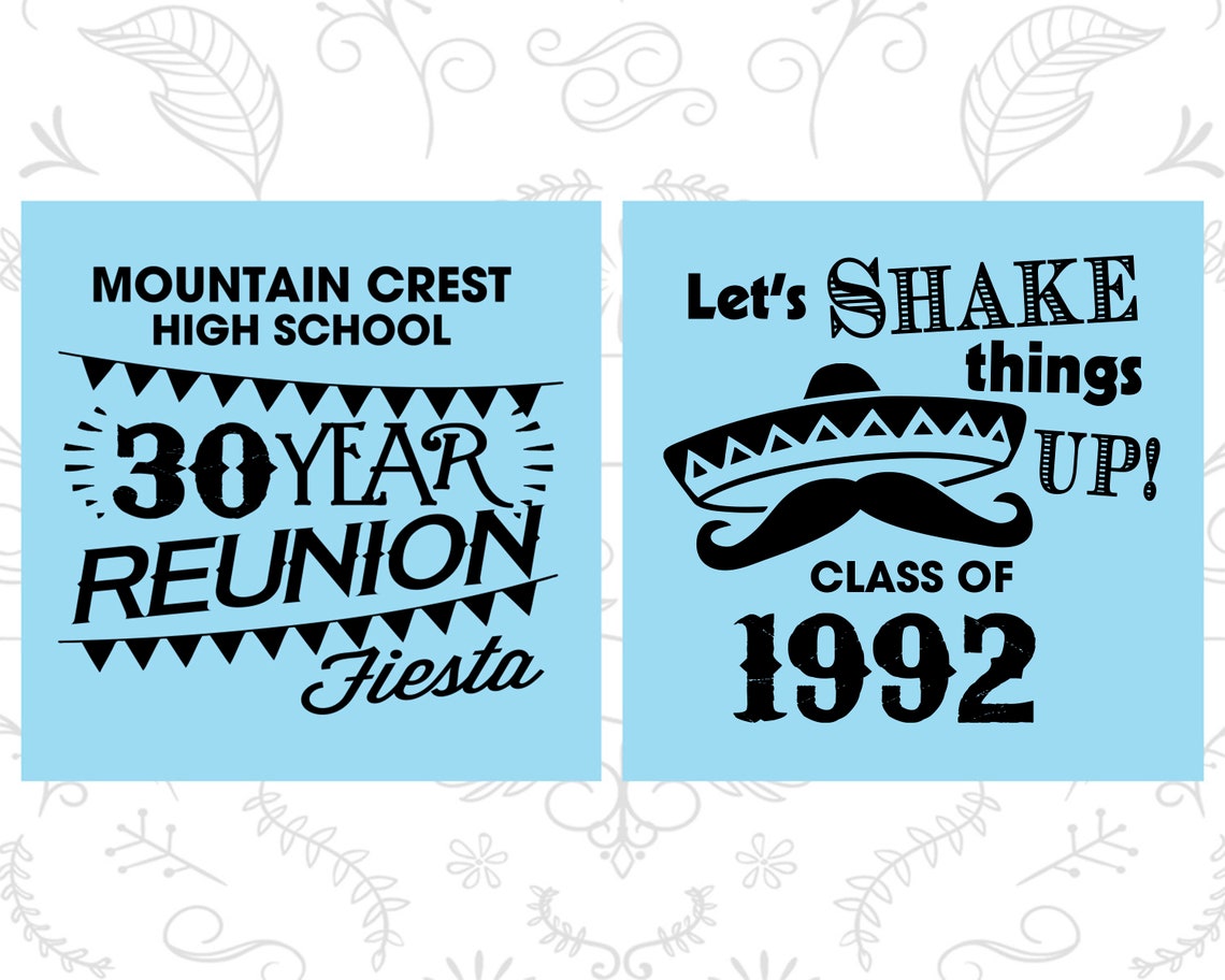 High School Reunion Ideas Class of 1992 Reunion 30 Year - Etsy
