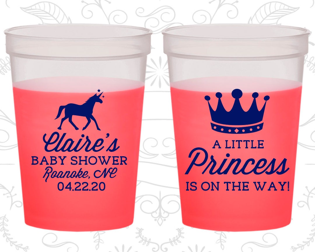 Little Princess is on the Way Baby Shower Mood Cups Unicorn - Etsy