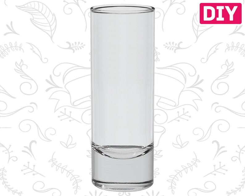 54 Blank Shooter Glasses 2 Oz Clear Tall Shot Glass Bulk Vinyl Etsy