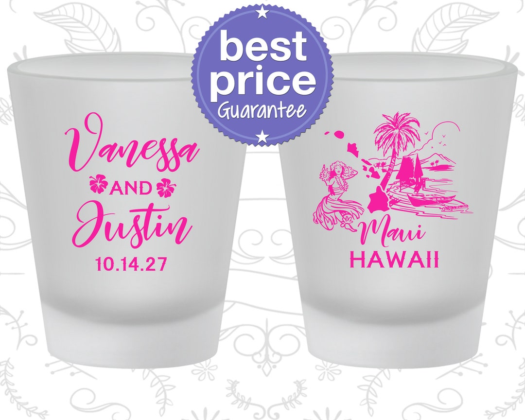 Hawaii Shot Glass, Hawaii Shot Glasses, Hawaii Glass, Hawaii Glasses
