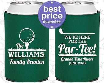 Family Reunion Favors, Family Reunion Can Coolers, Family Reunion Gift Ideas, Golf Family Reunion (160047)