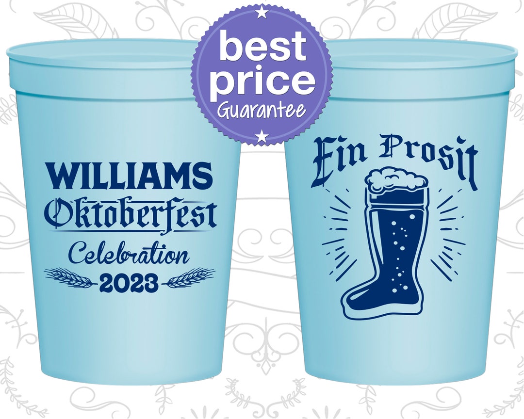 Oktoberfest Cups, Oktoberfest Party Favors, Oktoberfest Decor