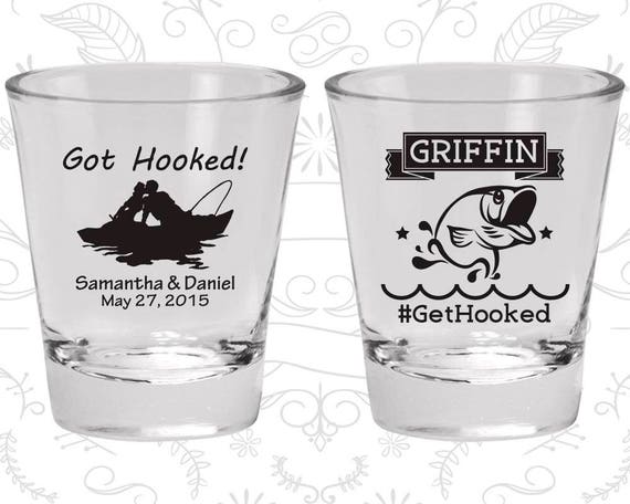 Fishing Wedding Shot Glasses Cheap Glassware Fisherman Shot
