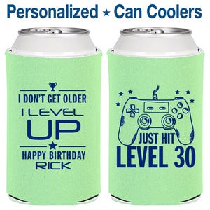 30th Birthday, 30th Birthday Favors, Unique Party Favors, Video Game Birthday Favors, I don&#39;t age, I level up, Birthday Party Favors | 20179