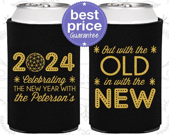 New Years Eve Party Favors, New Years Can Coolers, New Years Eve Gifts, New Years Ball (170000) Il_570xn