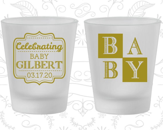 baby shower shot glass favors