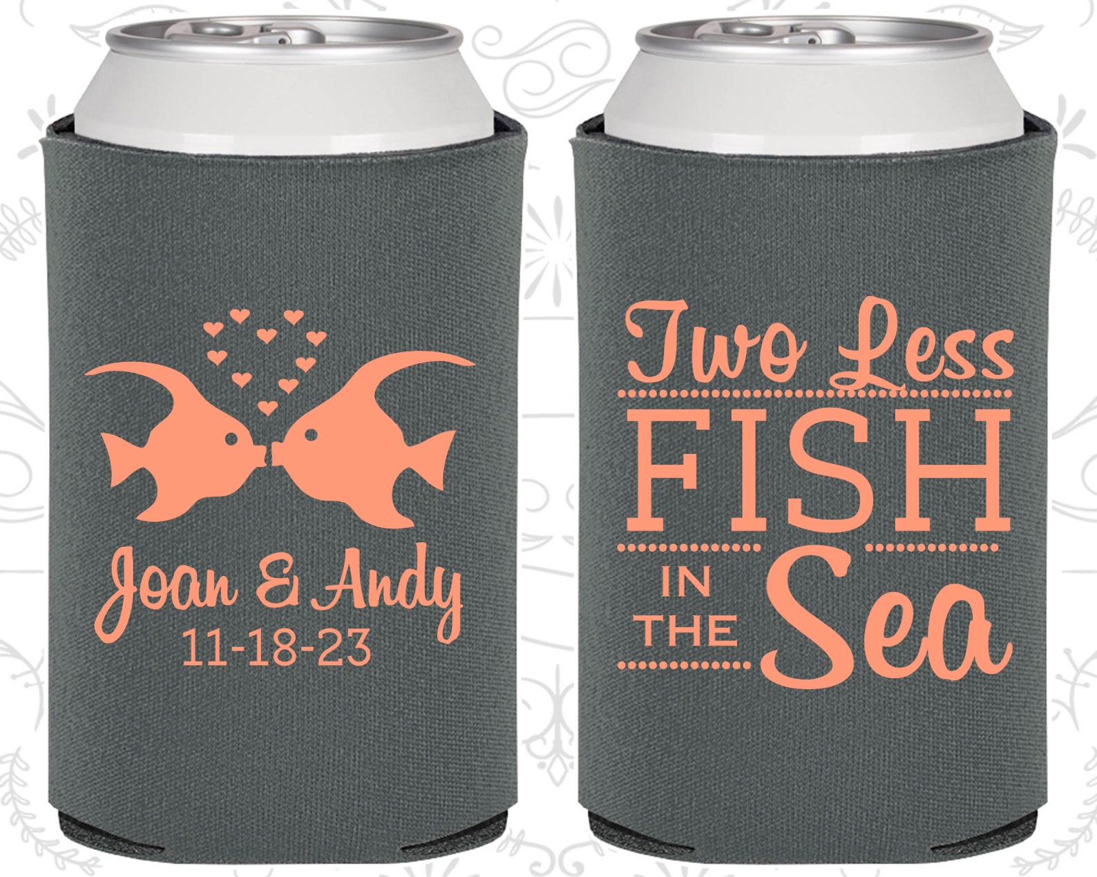 Two Less Fish in the Sea Wedding Gift Fisherman Wedding - Etsy