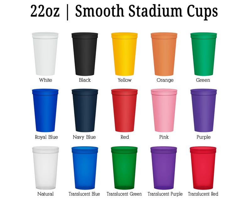 a cup with different colors of the same cup