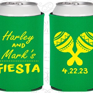 Fiesta Wedding Favors,Wedding Items, Destination Wedding Favors, Mexican Wedding Favors, Mexico Wedding Favors, Wedding Can Cooler | 389