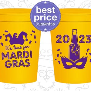 Mardi Gras Cups, Mardi Gras Party Favors, Mardi Gras Items, Mardi Gras Parade, New Orleans Mardi Gras | 190003