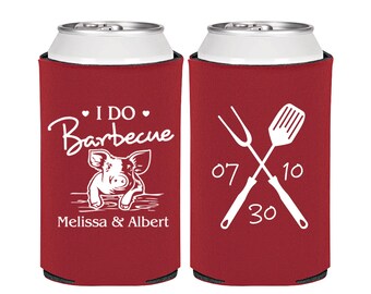 I Do BBQ Wedding Favors, Unique Wedding, I Do Barbecue Favors, Wedding BBQ Favors, BBQ Pig, Wedding Can Coolers | 446