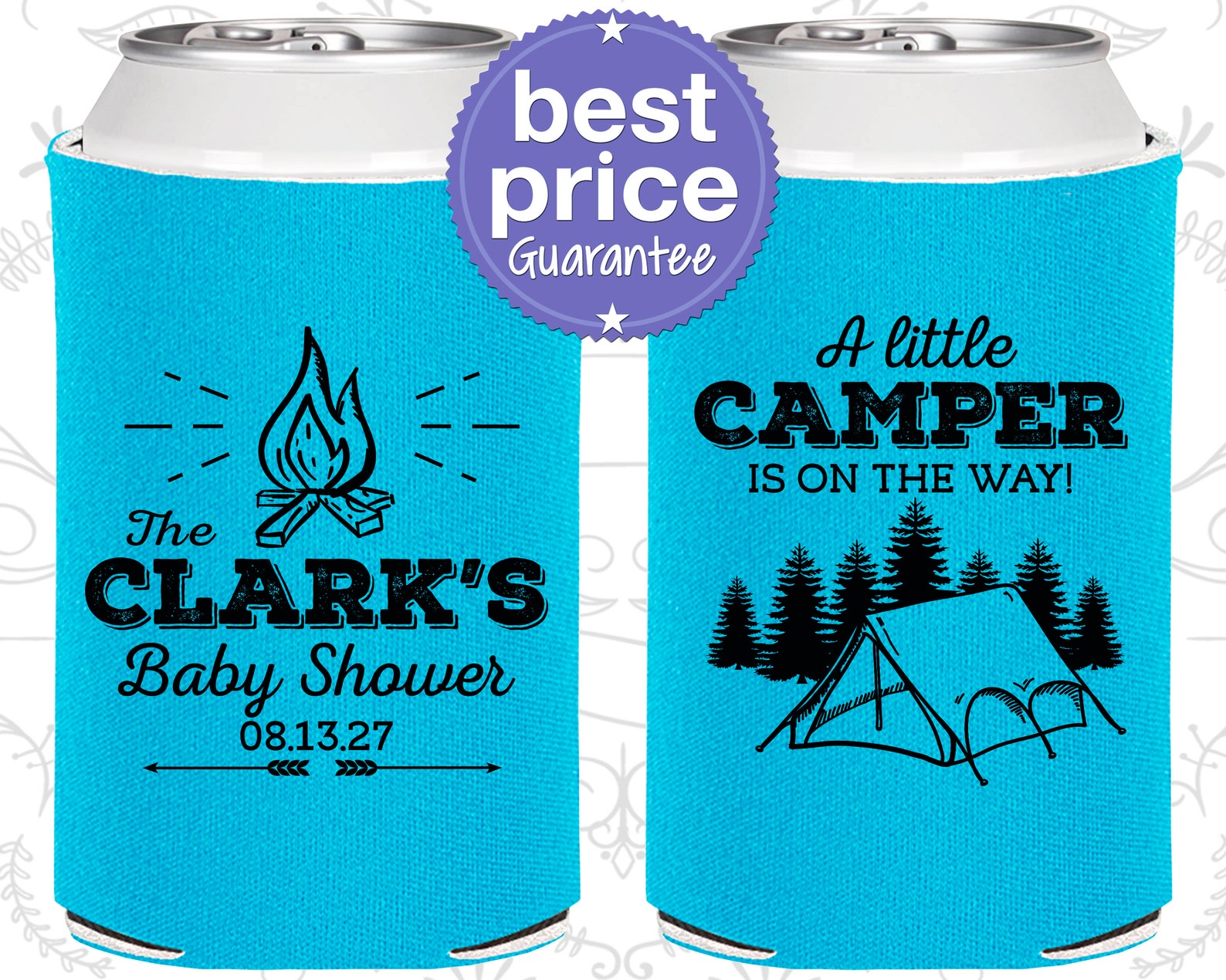 Camping Baby Shower Baby Shower Decorations A Little Camper Etsy