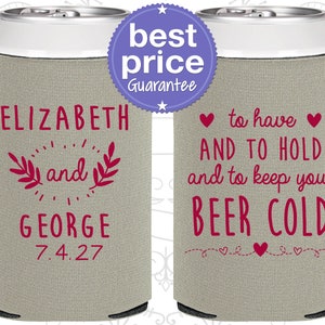 Wedding Coozies - Etsy