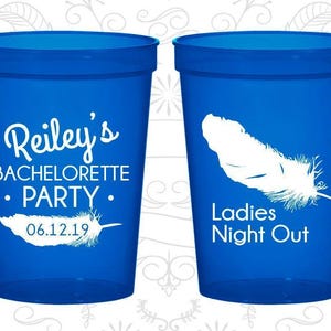 Ladies Night Out, Bachelorette Cups Personalized, Ladies night out Party Cups, Bachelorette Cups | 60087