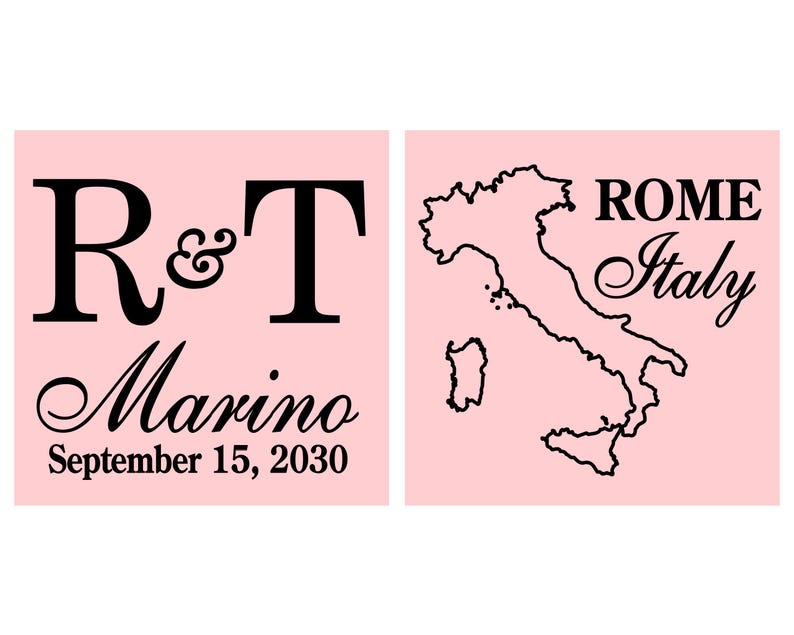 Italy Tote Bags, Italy Wedding, Cheap Cotton Tote Bags, Destination Wedding Bags, Custom Tote, Rome Tote Bags | 514 image 2