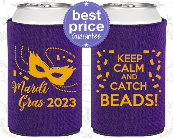 Mardi Gras Favors, Mardi Gras Can Cooler, Mardi Gras Ideas, Mardi Gras Parade, Nola Mardi Gras (190007) Il_570xn