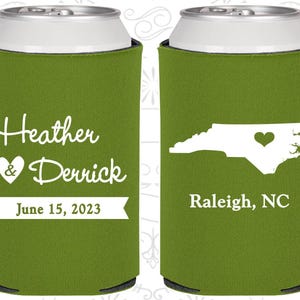 Olive Green Wedding, Olive Green Can Coolers, Olive Green Wedding Favors, Olive Green Wedding Gift, Olive Green Wedding Ideas | 132