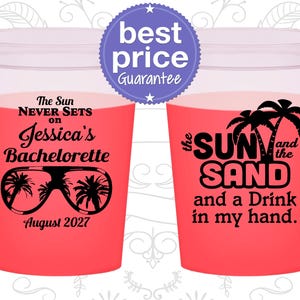 Bachelorette Color Changing Cups, Bachelorette Party Cups, Bachelorette Plastic Stadiuim Cups, Bachelorette Party Favors | 60134
